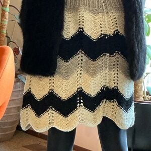 Vintage crochet skirt fits large or xl